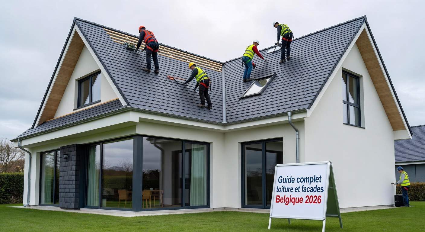 Guide complet toiture et facades Belgique 2026