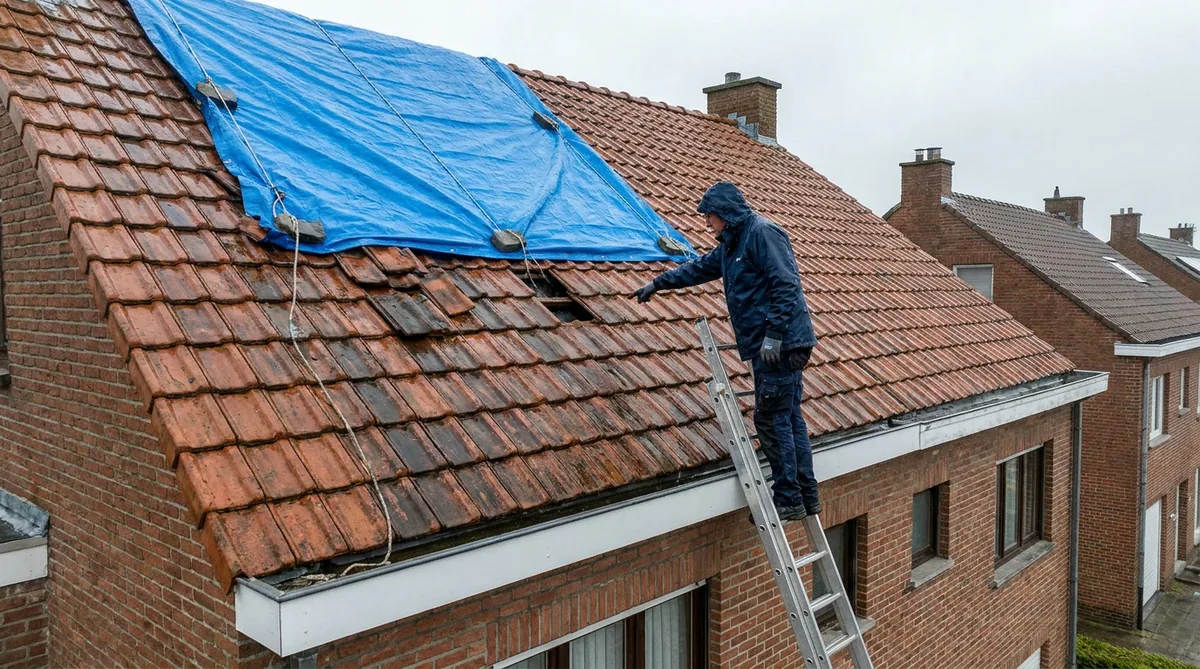 Infiltration d'eau par la toiture : que faire en Belgique